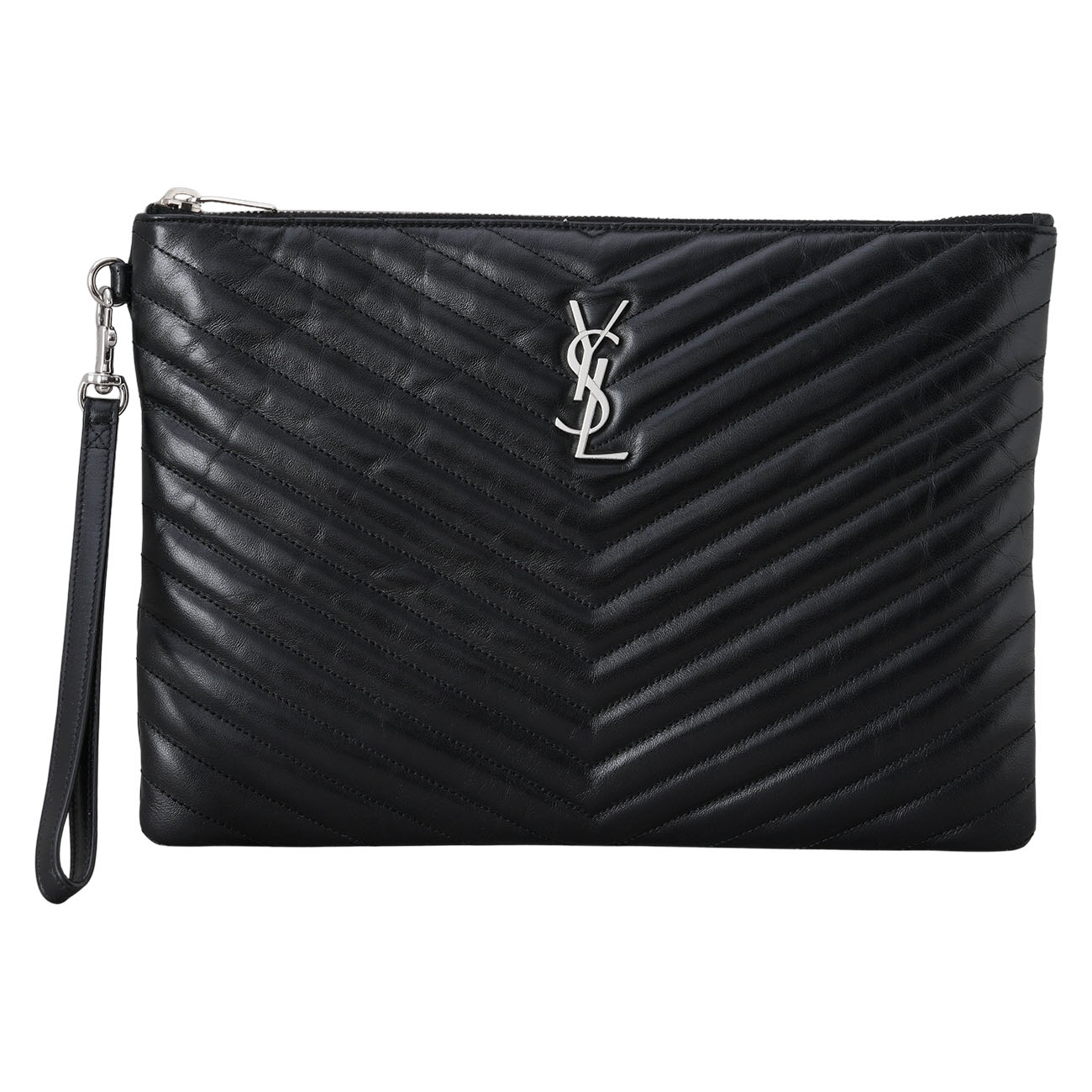 YVES SAINT LAURENT(USED)생로랑 559193 모노그램 클러치 뉴미듐